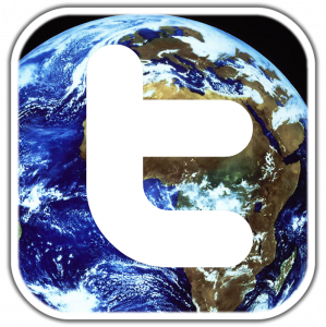 Twitter all around the world logo
