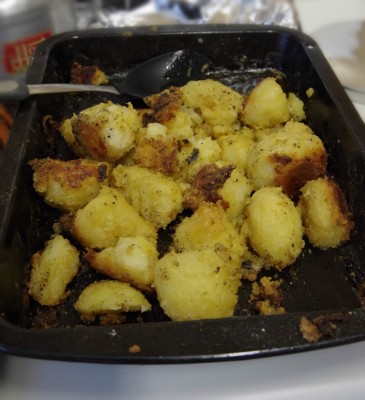 Cooked Crispy Potatoes